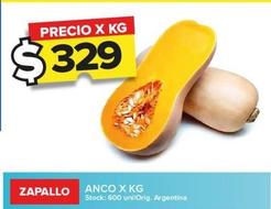 Oferta de Zapallo Anco por $329 en Carrefour Maxi