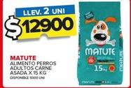 Oferta de Matute - Alimento Perros Adultos Carne Asada por $12900 en Carrefour Maxi