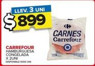 Oferta de Carrefour - Hamburguesa Congelada por $899 en Carrefour Maxi