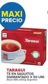 Oferta de Taraguí - Te En Saquitos Diamantado X 50 Uni en Carrefour Maxi