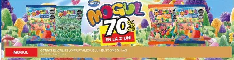 Oferta de Mogul - Gomas Eucaliptus/Frutales/Jelly Buttons en Carrefour Maxi