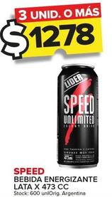 Oferta de Speed - Bebida Energizante Lata en Carrefour Maxi
