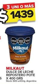 Oferta de Milkaut - Dulce De Leche Repostero Pote por $1439 en Carrefour Maxi