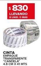 Oferta de Cintaa Empaque Transparente '' Candela '' por $830 en Carrefour Maxi