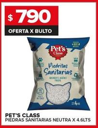 Oferta de Pets Class - Piedras Sanitarias Neutra por $790 en Carrefour Maxi