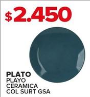 Oferta de Plato por $2450 en Carrefour Maxi