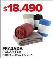 Oferta de Tex Basic - Frazada  por $18490 en Carrefour Maxi