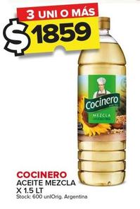 Oferta de Cocinero - Aceite Mezcla  por $1859 en Carrefour Maxi