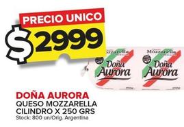 Oferta de Queso Mozzarella Cilindro por $2999 en Carrefour Maxi