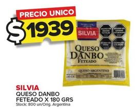Oferta de Silvia - Queso Danbo Feteado por $1939 en Carrefour Maxi
