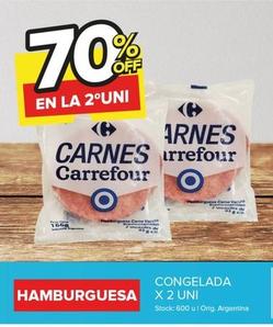 Oferta de Hamburguesa Congelada  en Carrefour Maxi