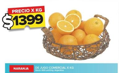 Oferta de Naranja De Jugo Comercial  por $1399 en Carrefour Maxi