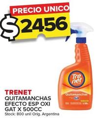 Oferta de Trenet - Quitamanchas Efecto Esp Oxi Gat X 500cc por $2456 en Carrefour Maxi