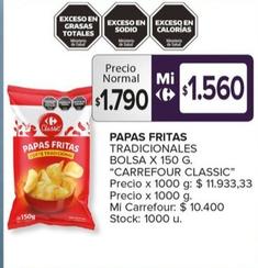 Oferta de Carrefour - Papas Fritas por $1790 en Carrefour Maxi