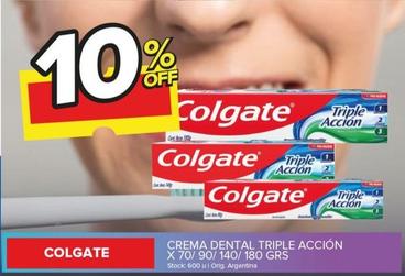 Oferta de Colgate - Crema Dental Triple Accion en Carrefour Maxi