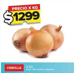 Oferta de Cebolla por $1299 en Carrefour Maxi