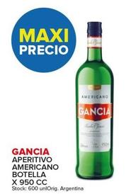 Oferta de Gancia - Aperitivo Americano Botella en Carrefour Maxi