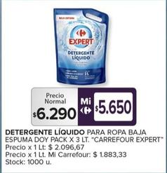 Oferta de Carrefour - Detergente Liquido por $6290 en Carrefour Maxi