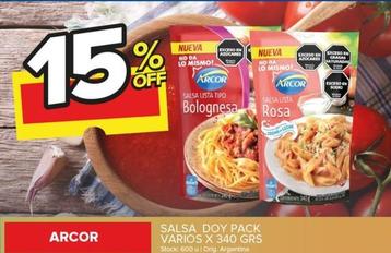 Oferta de Arcor - Salsa Doy Pack en Carrefour Maxi