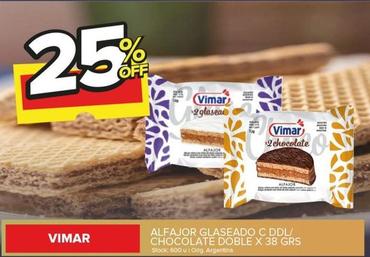 Oferta de Vimar - Alfajor Glaseado C Ddl en Carrefour Maxi
