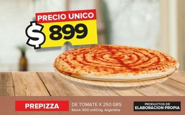 Oferta de Prepizza De Tomate X 250 Grs por $899 en Carrefour Maxi