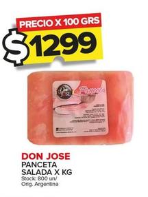 Oferta de Don Jose - Panceta Salada por $1299 en Carrefour Maxi