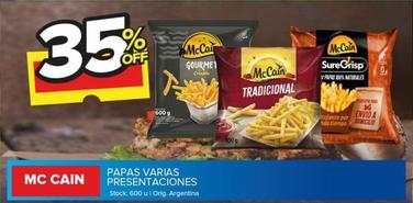 Oferta de Mc Cain - Papas Varias Presentaciones en Carrefour Maxi