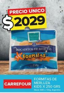 Oferta de Carrefour - Formitas De Merluza Kids por $2029 en Carrefour Maxi