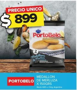 Oferta de Porto Belo - Medallones De Merluza por $899 en Carrefour Maxi
