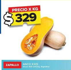 Oferta de Zapallo por $329 en Carrefour Maxi