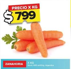 Oferta de Zanahoria por $799 en Carrefour Maxi
