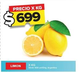 Oferta de Limon por $699 en Carrefour Maxi