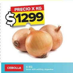Oferta de Cebolla por $1299 en Carrefour Maxi
