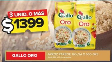 Oferta de Gallo - Arroz Parboil Bolsa por $1399 en Carrefour Maxi