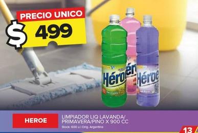 Oferta de Heroe - Limpiador Liq Lavanda por $499 en Carrefour Maxi