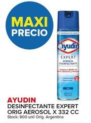 Oferta de Ayudin - Desinfectante Expert Orig Aerosol en Carrefour Maxi