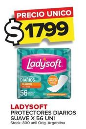 Oferta de Ladysoft - Protectores Diarios Suave por $1799 en Carrefour Maxi