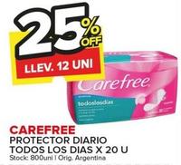 Oferta de Carefree - Protector Diario Todos Los Dias en Carrefour Maxi