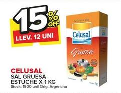 Oferta de Celusal - Sal Gruesa Estuche en Carrefour Maxi