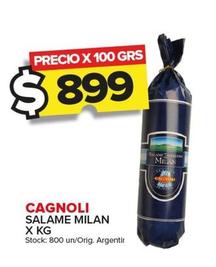 Oferta de Cagnoli - Salame Milan por $899 en Carrefour Maxi