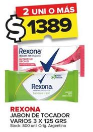Oferta de Rexona - Jabón De Tocador por $1389 en Carrefour Maxi