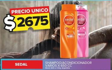 Oferta de Sedal - Shampoo/Acondicionador  por $2675 en Carrefour Maxi