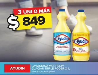 Oferta de Ayudin - Lavandina Multisup por $849 en Carrefour Maxi