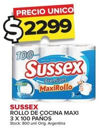 Oferta de Sussex - Rollo De Cocina Maxi por $2299 en Carrefour Maxi