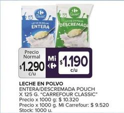 Oferta de Leche En Polvo por $1290 en Carrefour Maxi