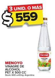Oferta de Menoyo - VINAGRE DE ALCOHOL por $559 en Carrefour Maxi