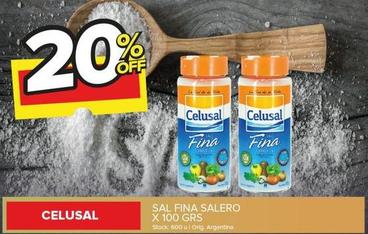 Oferta de Celusal - Sal Fina Salero en Carrefour Maxi