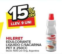 Oferta de Hileret - Edulcorante Liquido C/Sacarina en Carrefour Maxi