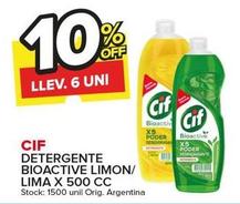 Oferta de Cif - Detergente Bioactive Limon en Carrefour Maxi