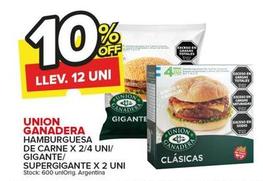 Oferta de Union ganadera - Hamburguesa De Carne en Carrefour Maxi